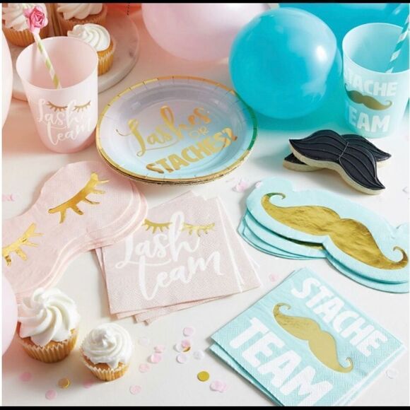 𝅺NWT Gender Reveal Baby Shower Bundle - Picture 4 of 11